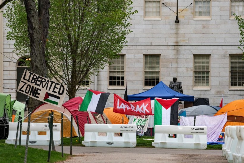Harvard University - Pro Palestinian Student Protesters 