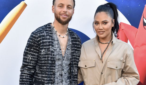 Steph Curry with wife Ayesha 
