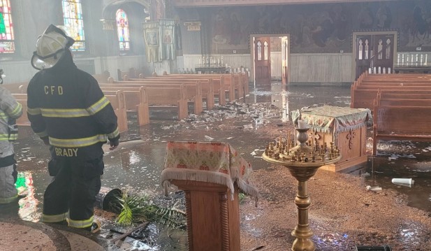 St. Theodosius Cathedral Fire