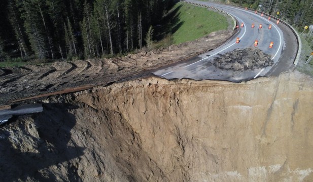 Teton Pass collapse