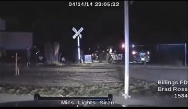 Billings, Montana Police Officer Dashcam Incident