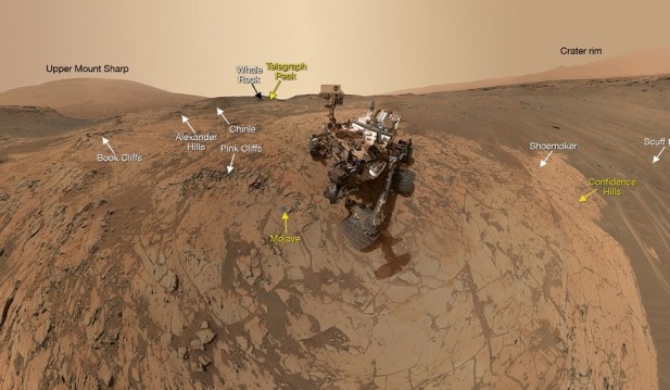 Mars Rover selfie