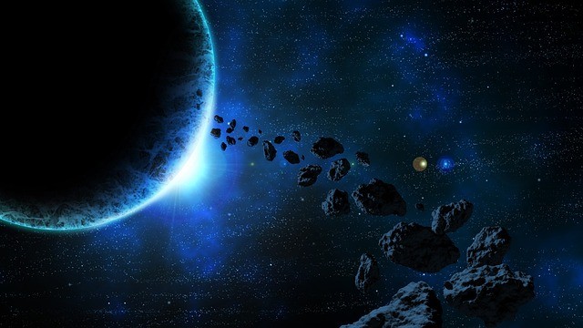 Asteroids Entering Earth