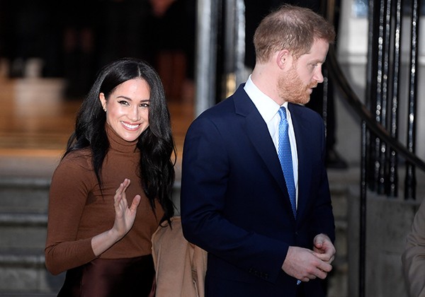 Prince Harry and his wife Meghan
