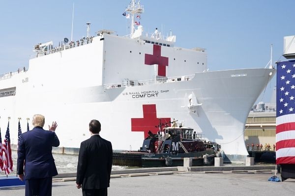 USNS Comfort: The Hospital Ship of Hope Arrives in New York Amidst the Ravaging COVID-19 Pandemic