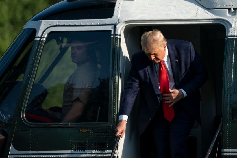 President Trump Leaves White House For Trip To Georgia