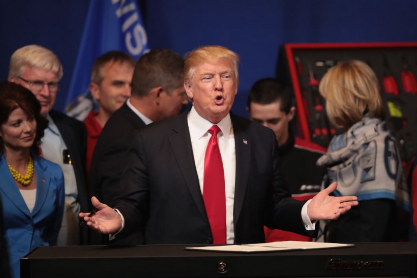 President Trump Visits Snap-On Tools In Kenosha, Wisconsin
