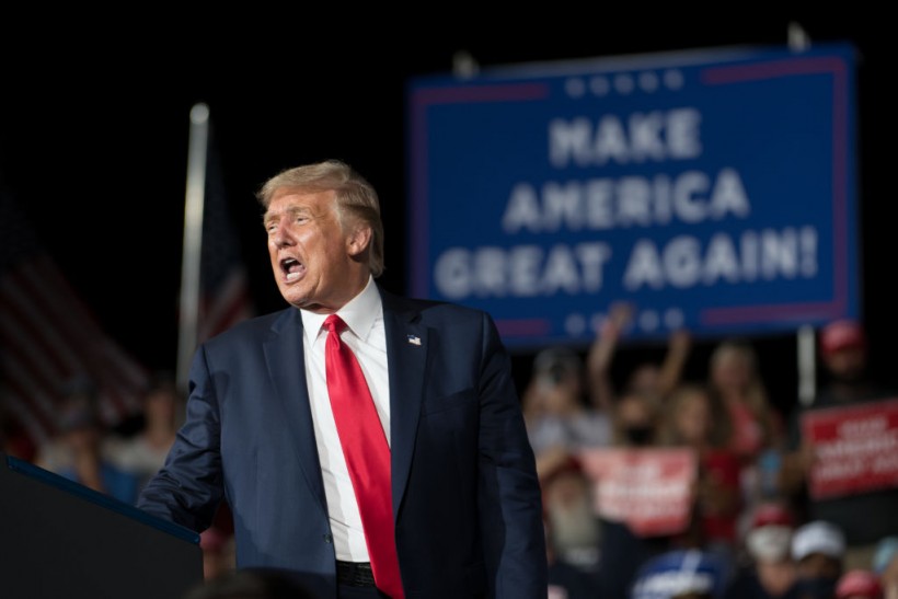 Donald Trump Campaigns In Winston Salem, North Carolina