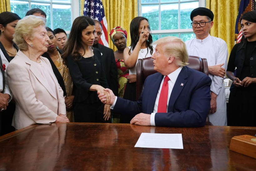 President Donald Trump Meets With Survivors Of Religious Persecution From 17 Countries