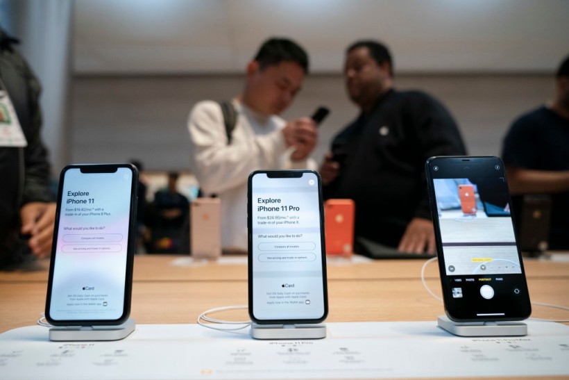 Consumers Line Up As Apple's iPhone 11 Goes On Sale In Stores