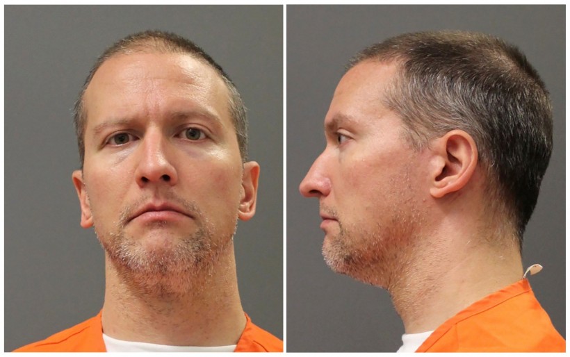 Former Minneapolis police officer Derek Chauvin poses for a booking photograph
