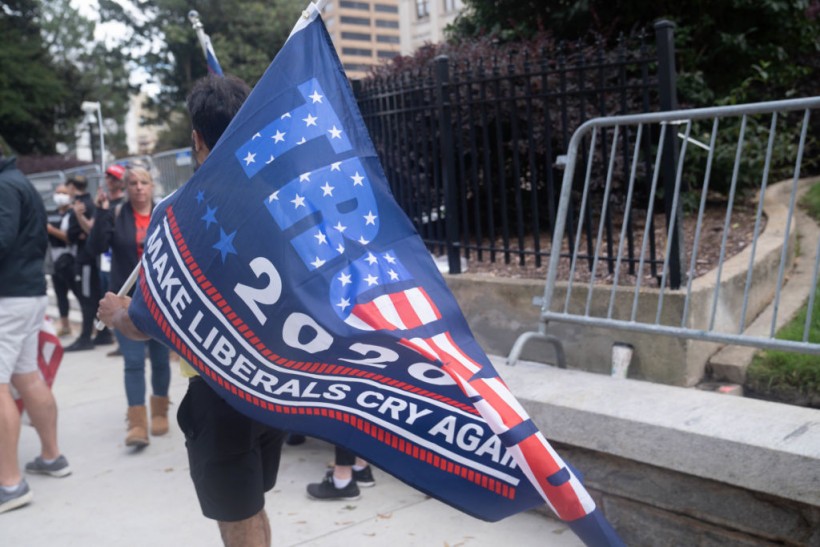 Pro-Trump Activists Gather At Georgia State Capitol After Election Called For Biden
