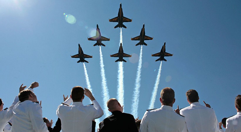 US Naval Academy Midshipmen Graduate In Annapolis
