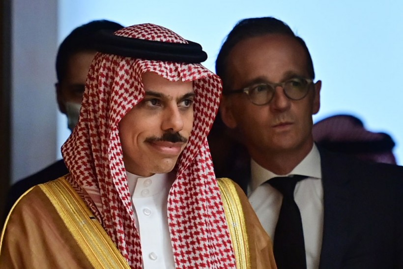 German Foreign Minister Heiko Maas Meets Saudi Foreign Minister Prince Faisal bin Farhan