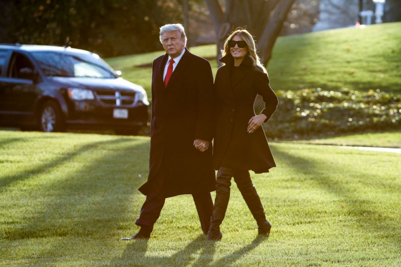 President Trump Departs White House For Holiday Break In Florida