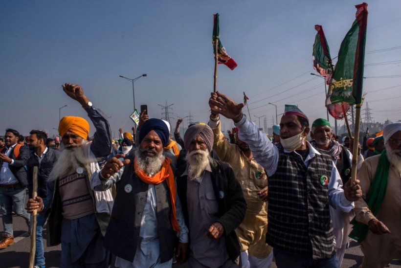 Farmers Protest Against Farming Bill By Blocking Delhi Border