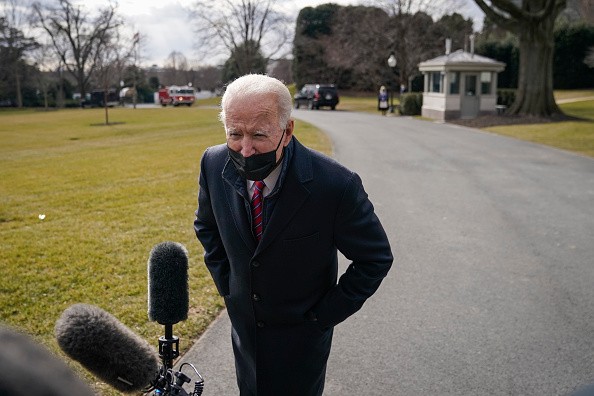 President Biden Departs White House En Route To Walter Reed