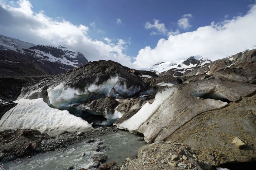 The Forni Glacier In The Italian Alps
