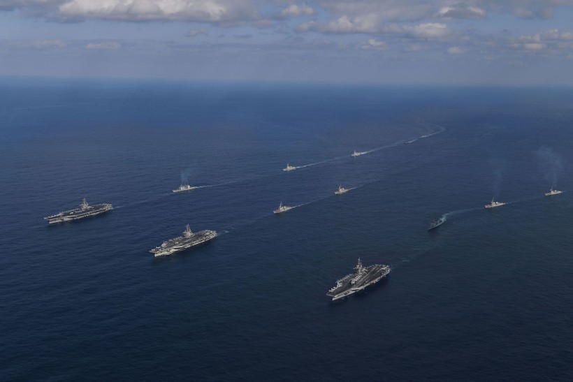  Biden Orders Dual Aircraft Carrier Drill in the South China Sea, China is not Pleased 