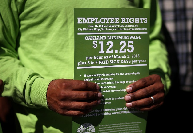 Oakland Minimum Wage Increase To Take Affect Next Week