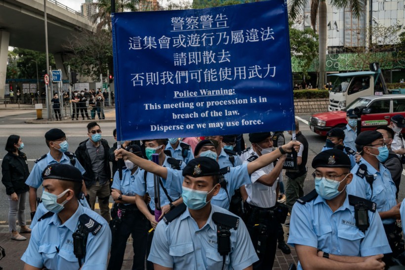 Supporters Of Hong Kong Activists Gather Outside Court