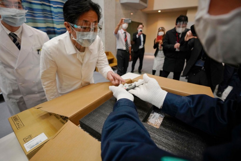 Vaccines Arrive At Tokyo Hospital As Japan Prepares For Its First COVID-19 Vaccination Campaign