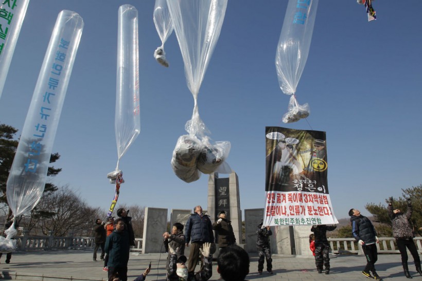 North Korea Claims COVID-19 Could Enter Through South's Propaganda Leaflets Sent Through Balloons