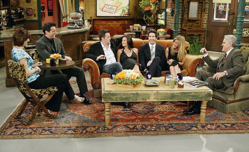 Cast of "Friends" on the "Tonight Show with Jay Leno"