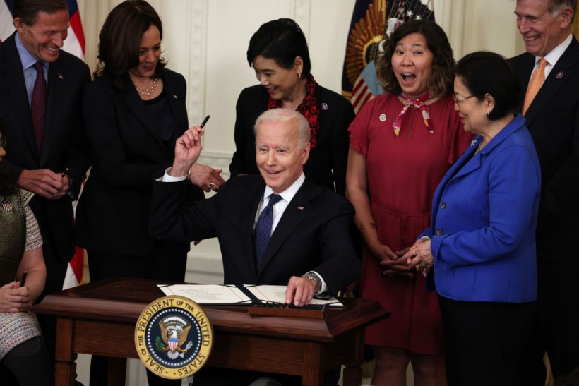President Joe Biden Signs Anti-Asian Hate Crimes Bill Into Law; Denounces Racial Discrimination