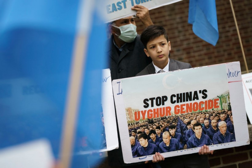 Rally At UK Embassy In DC To Support Of Condemnation Of China For Uyghur Abuses