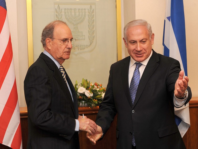 George Mitchell Meets With Israeli PM