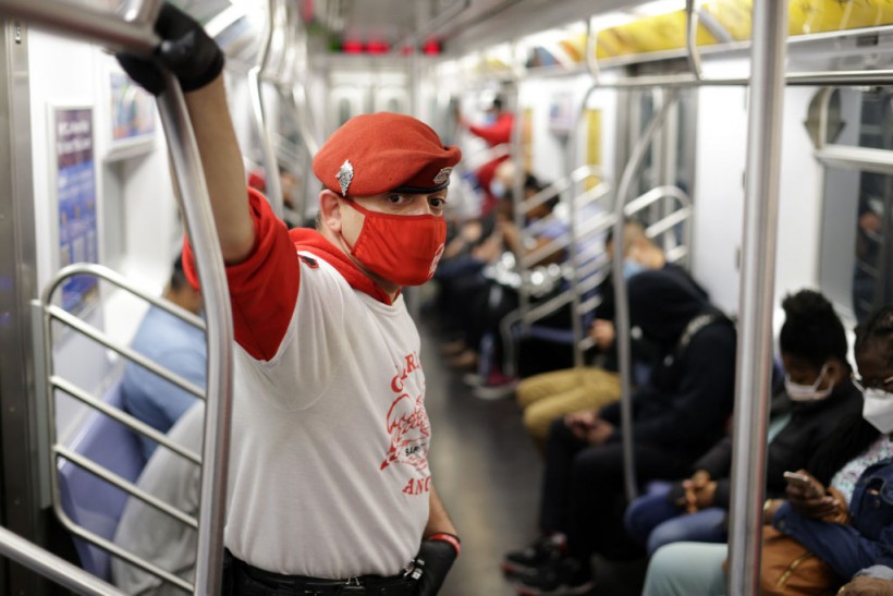 Guardian Angels Patrol New York City's Chinatown To Prevent Anti-Asian Crime