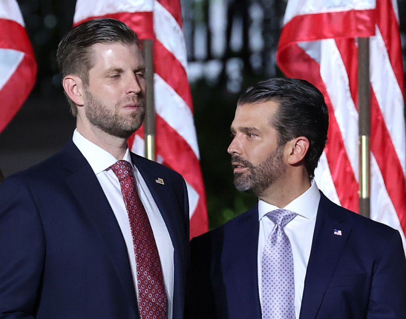 Eric, Donald Trump Jr. Raise Eyebrows on Trump Organization Charges; Link Persecution of Putin to Navalny