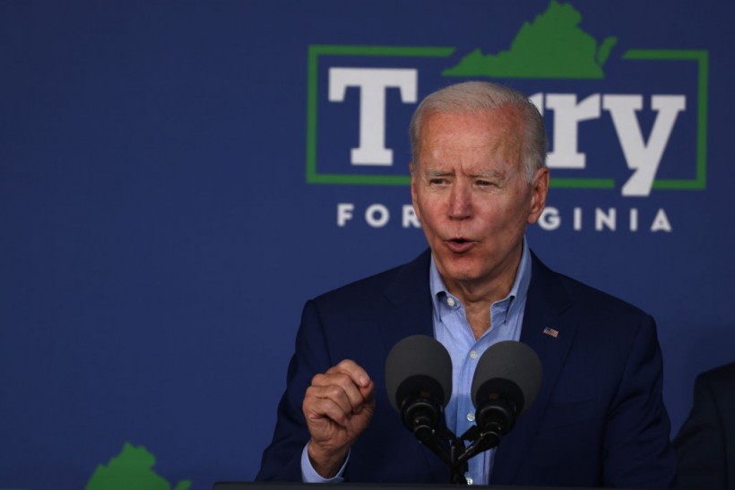 President Biden Campaigns With Terry McAuliffe And Virginia Democrats