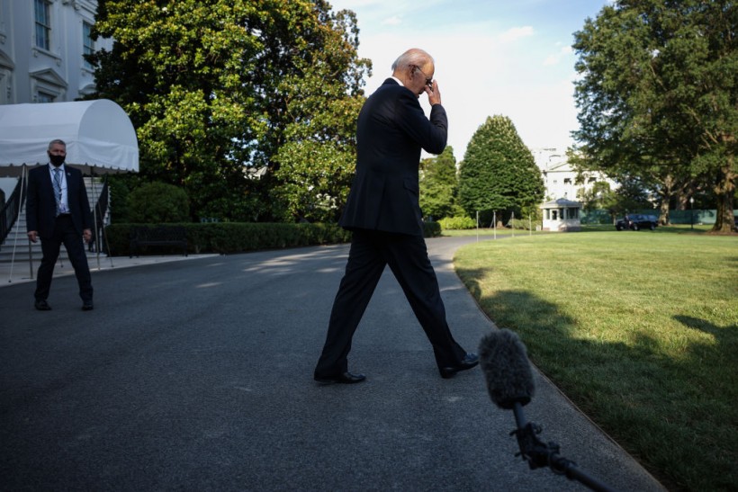 President Biden Departs White House For Weekend At Camp David