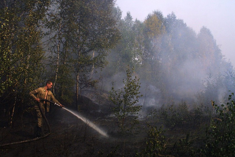 Russia Continues Battling With Massive Wildfires Across The Central Region