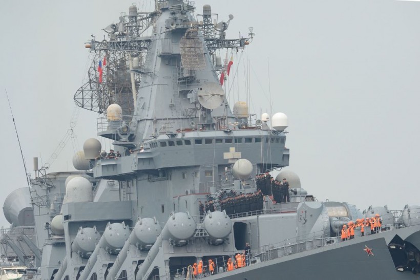   Russian Warships Launch Missiles in Practice Drills Near the Kuril Islands which is Claimed by Japan, Both Say They Own it