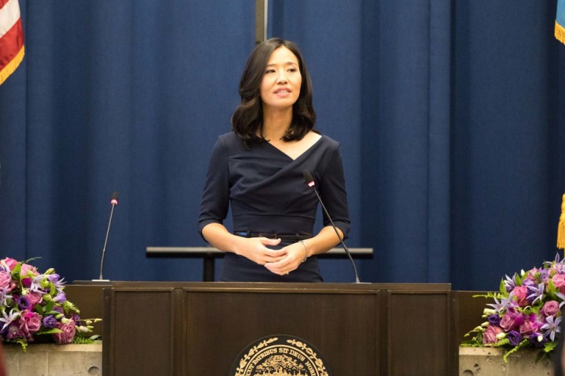 Michelle Wu Sworn-In As New Boston Mayor