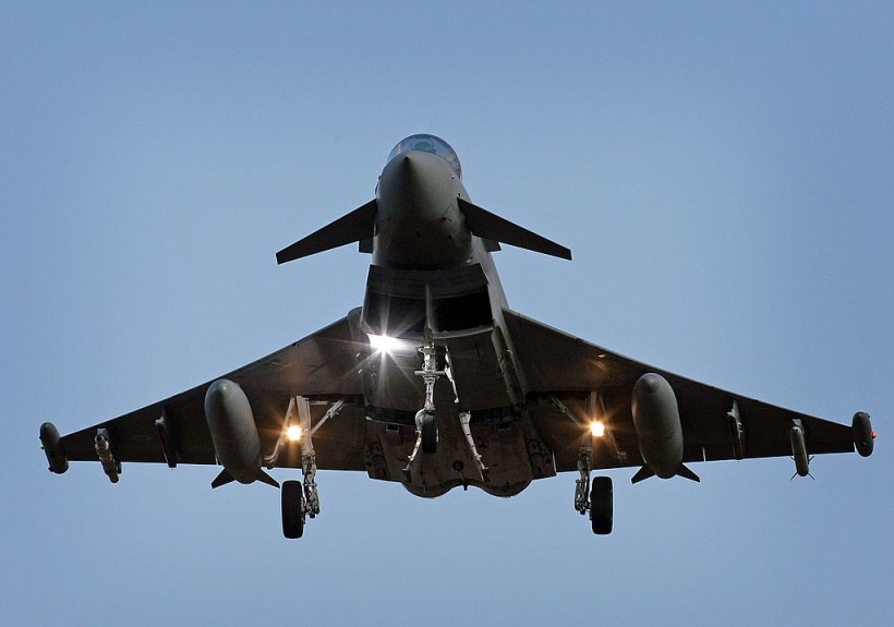 RAF Typhoon Shoots Down Militia Drone as the First Air-To- Air Kill Preventing an Attack on Syrian Air Base