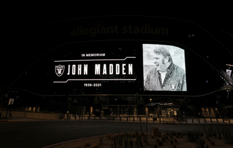 Las Vegas Raiders Honor Hall of Fame NFL Coach, Broadcaster John Madden