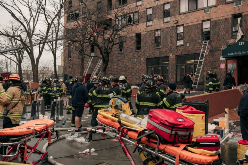 More Than a Dozen Including 9 Children Are Dead in New York's Worst Fire in 30 Years Caused by Malfunctioning Electric Space Heater 