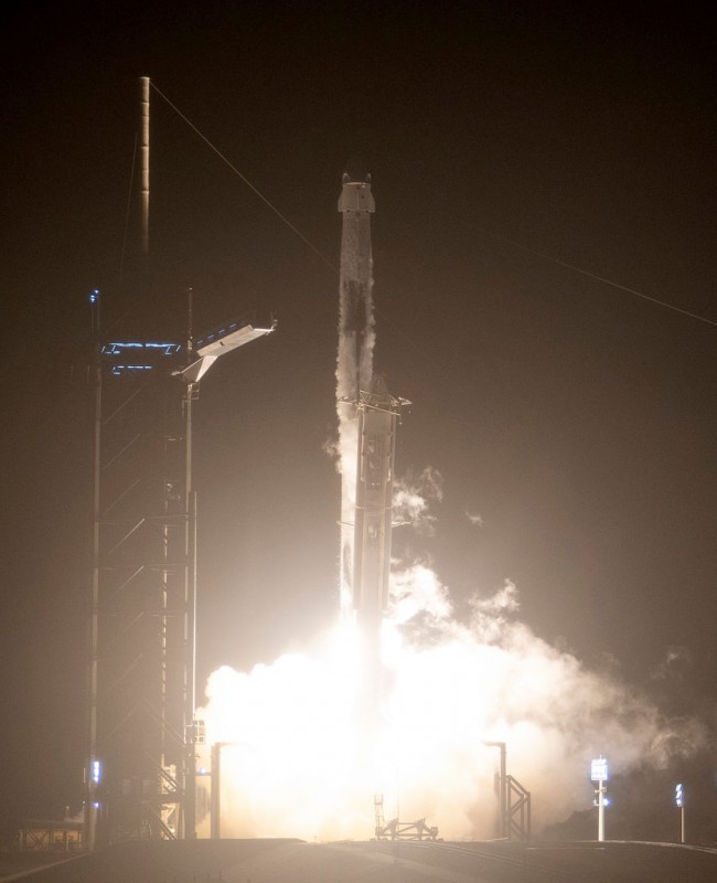 SpaceX And NASA Launch SpaceX's Crew-3 Mission To The International Space Station