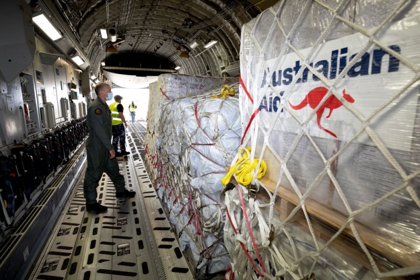 Australian Defence Force Aid Mission Arrives In Tonga Following Volcanic Eruption And Tsunami