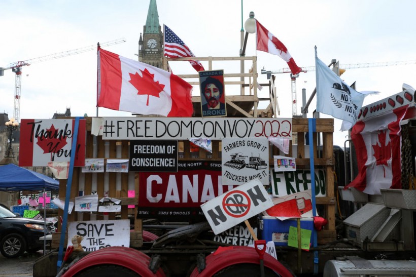 Canadian PM Justin Trudeau Uses Emergency Powers Against Peacefully Dissenting Canadian Truckers Protesting Over Vaccine Mandates