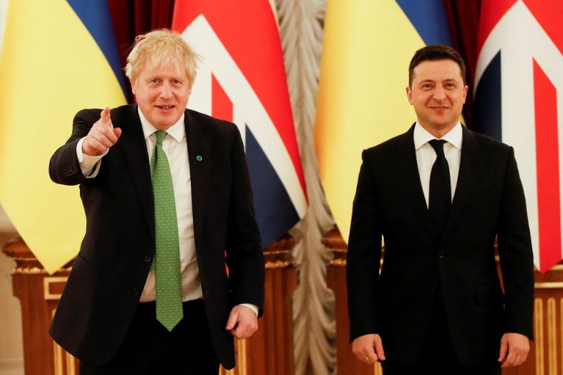 Johnson Meets With Zelensky in Kyiv, Pledges Support for Ukraine's Fight Against Russian Invasion