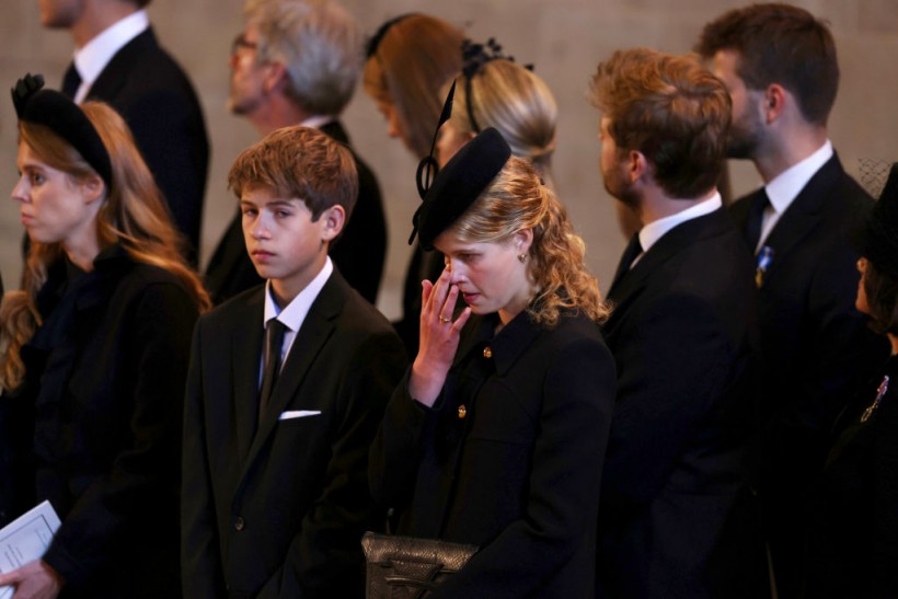 Queen Elizabeth II's Youngest Grandchild James Catches Viewers' Admiration During Vigil, Likened to Young Prince William