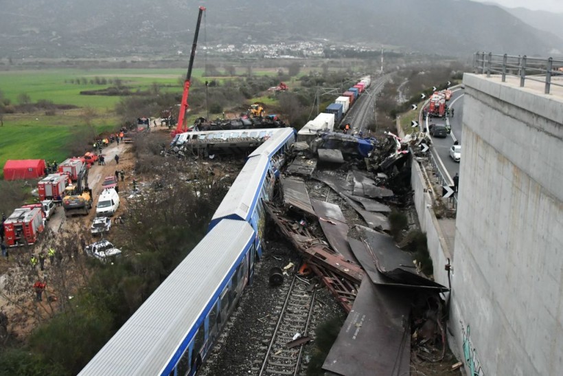 Greece Train Crash: Horrifying Photos, Video Show Heartbreaking Aftermath of Tragedy