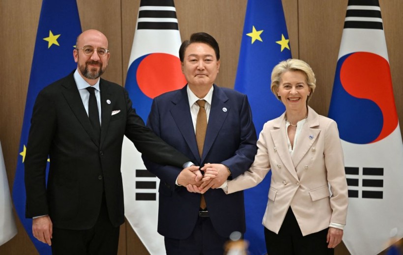 South Korea, EU Vow To Boost Security Ties Amid Russia, North Korea Threats