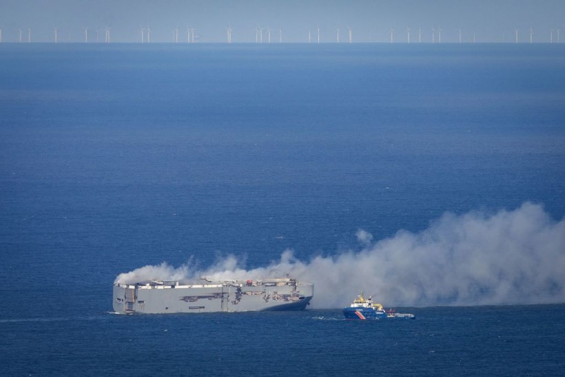 Cargo Ship Fire: At Least 1 Dead As Vessel Carrying Nearly 3000 Cars Burns Off Dutch Coast