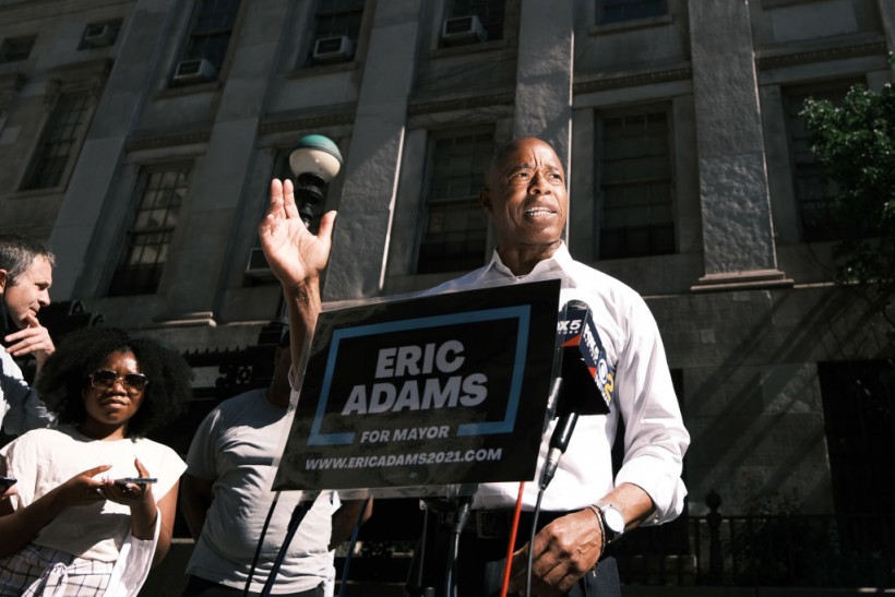 Migrants Suffer Outside New York’s Roosevelt Hotel as Mayor Eric Adams Warns Worse Situation To Come